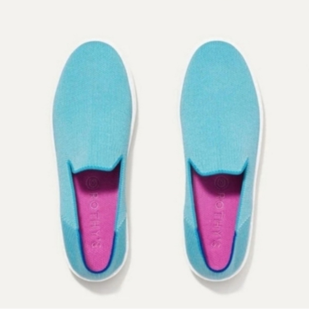Rothy’s Store Exclusive Island Blue Sneakers Size 11 EUC